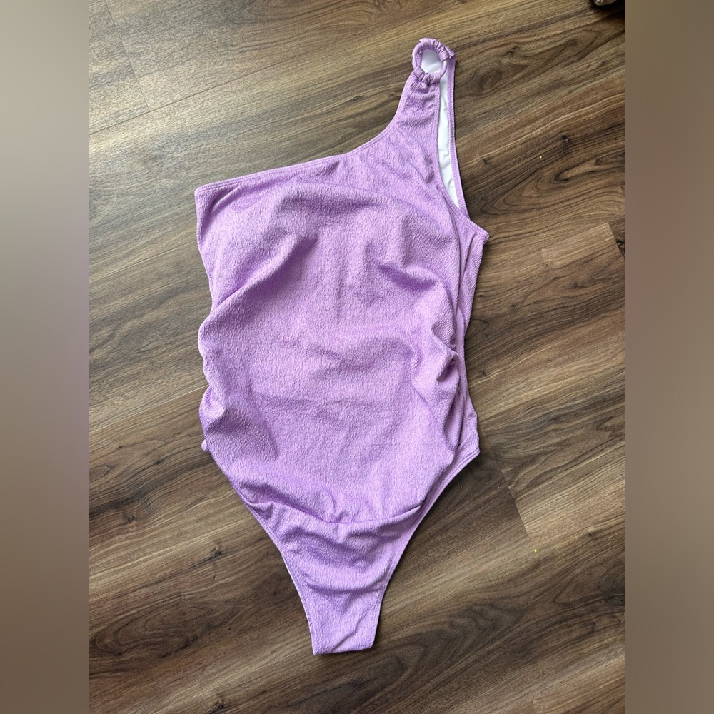 Purple maternity  swim suit
